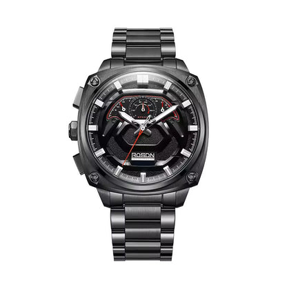 Future Wrist Men's Luxury Quartz Watch with Chronograph and Skeleton Design
